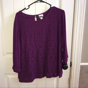 3/4 Lacey Blouse